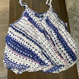 Multi color loose fitting top